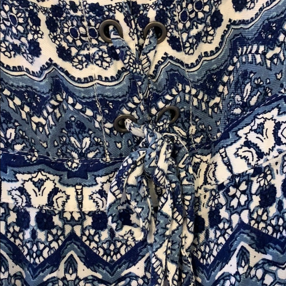 Blue patterned romper - Picture 3 of 4
